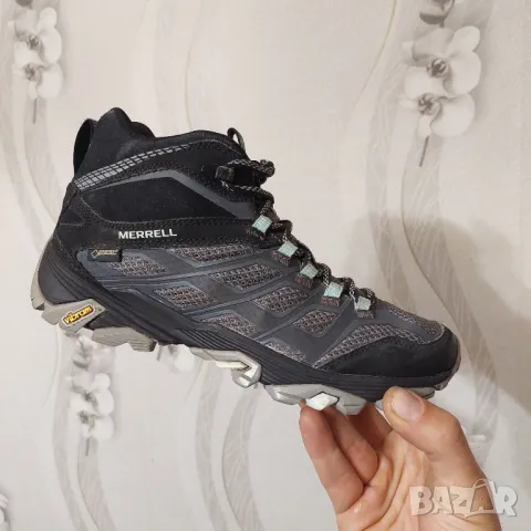 туристически обувки Merrell Moab FST Mid GTX GORE-TEX   номер 37 водоустойчиви, снимка 14 - Други - 39286437