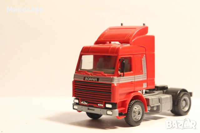 HERPA H0 1/87 SCANIA ВЛЕКАЧ КАМИОН МОДЕЛ КОЛИЧКА, снимка 2 - Колекции - 53385129