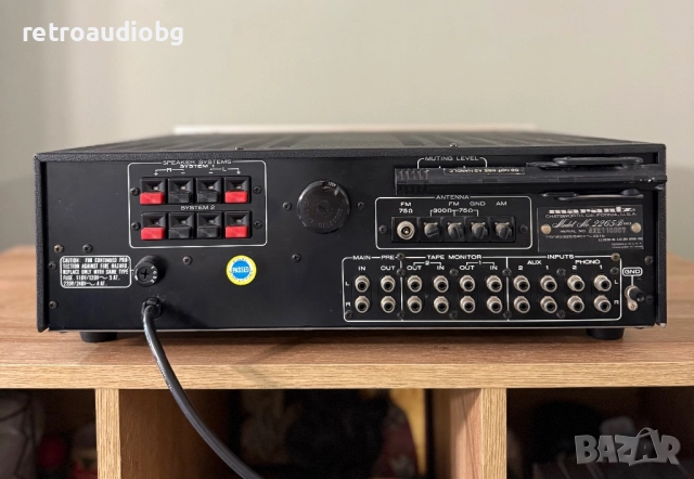 🔉Ретро топ ресивър MARANTZ 2265B - 1977-1980 г. - Made in Japan🔉, снимка 6 - Ресийвъри, усилватели, смесителни пултове - 52325134