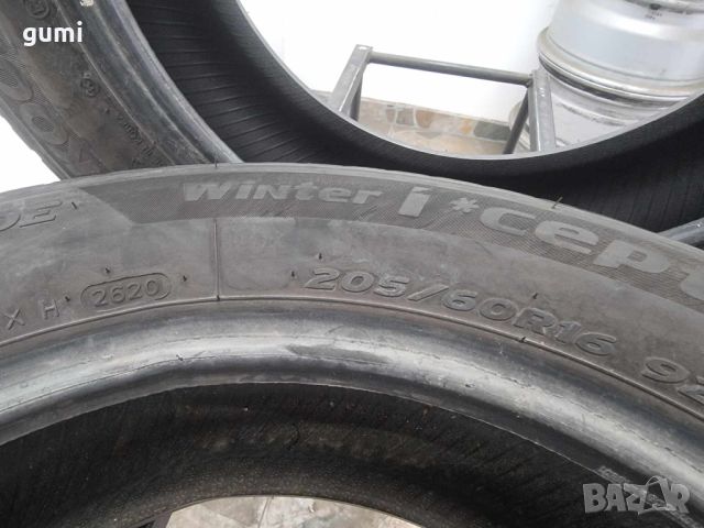 2бр зимни гуми 205/60/16 HANKOOK L0696 , снимка 4 - Гуми и джанти - 45316411