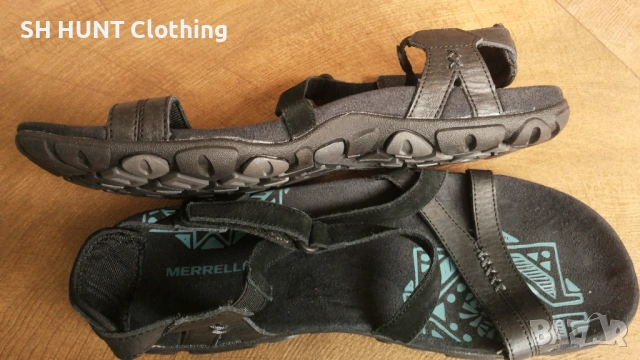 MERRELL Real Leather Размер EUR 41 / UK 8 сандали естествена кожа 94-13-S, снимка 9 - Мъжки сандали - 53046799