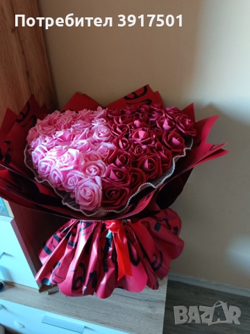 Вечни букети, снимка 5 - Ръчно изработени сувенири - 52789751