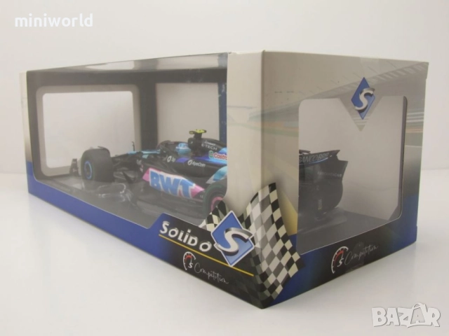 Alpine F1 Team A524 n.10 Brasilien GP 2024 P.Gasly - мащаб 1:18 на Solido моделът е нов в кутия, снимка 9 - Колекции - 52804532