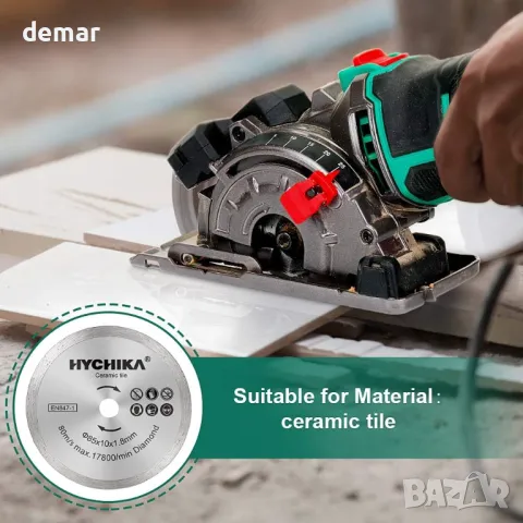 HYCHIKA Мини циркулярни дискове 3 бр. Диаметър: 85 мм, Шпиндел: 10 мм, HC/HS/Диамантени 4500 об/мин, снимка 4 - Диамантени и режещи инструменти - 49904219