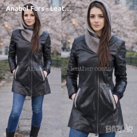 Дамски якета от естествена кожа, снимка 10 - Якета - 53668005