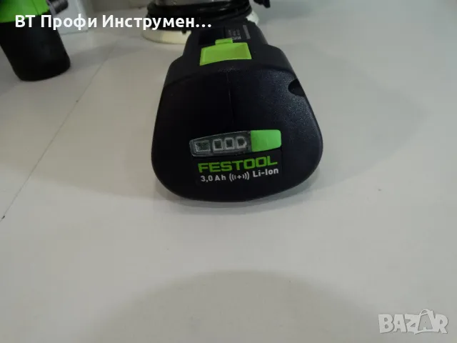 2022 - Festool ETSC 125 / 3.0 Ah - Акумулаторен екцентършлайф, снимка 3 - Други инструменти - 47899500