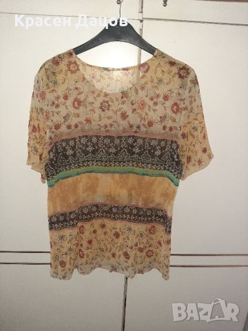 лятна блуза от коприна, снимка 1 - Туники - 45573511