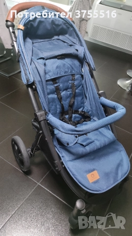 Спортна количка Lionelo Annet Plus, От раждането, С аксесоари, 0-22 кг, Синя, снимка 2 - Детски колички - 52265689