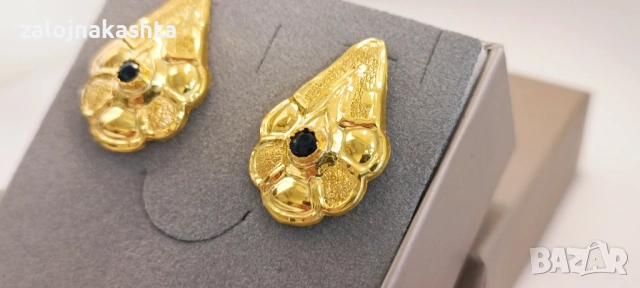 Златни обеци-3,81гр/18кр, снимка 3 - Обеци - 53324530