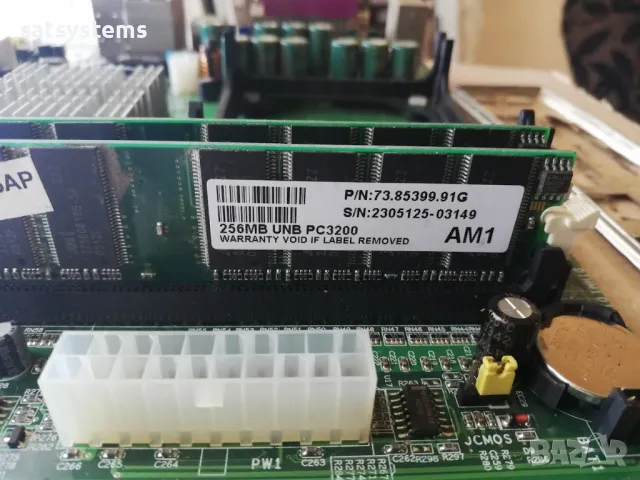 Дънна платка EPoX EP-4GVMI Socket 478 CPU+FAN+RAM, снимка 6 - Дънни платки - 47858566