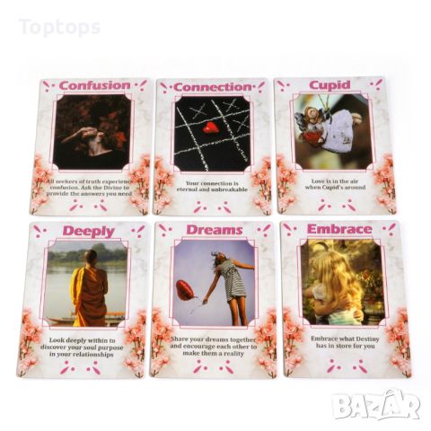 Оракул карти: True Love Oracle & Lovers Oracle & When Two Hearts Meet, снимка 4 - Карти за игра - 45387833