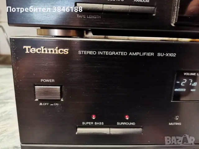 TECHNICS SU-X102,Technics SL-PJ28A,Technics ST-X302L, снимка 8 - Аудиосистеми - 46888435