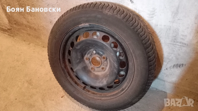 4 бр. стоманени джанти за Пасат Б6 + две зимни гуми