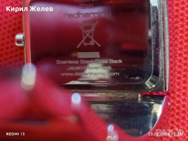 Модерен дамски часовник Red herring japan quartz стил и елегантност 51694, снимка 8 - Дамски - 53590283