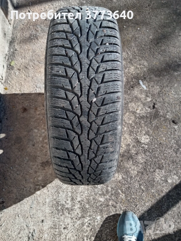 Зимни гуми Nokian с джанти 15 5х100 4 броя, снимка 3 - Гуми и джанти - 52535653