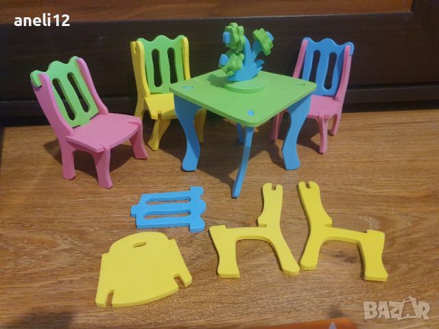 Магнитна дъска "Моята азбука",игра Play-doh,пъзели,светеща LED стреличка и подаръци, снимка 6 - Игри и пъзели - 46499796