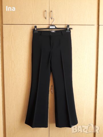 НОВ черен панталон С/М размер, снимка 2 - Панталони - 46062058