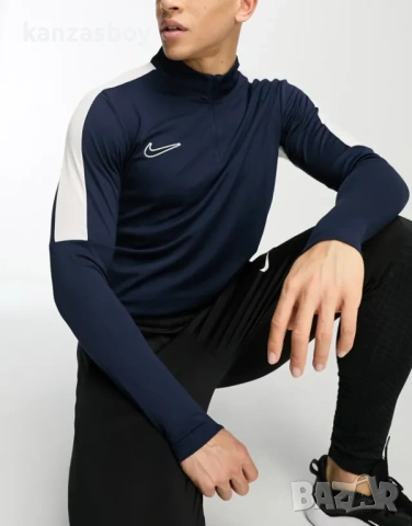 Nike Academy Men's Dri-FIT 1/2-Zip - страхотна мъжка блуза С КАТО НОВА