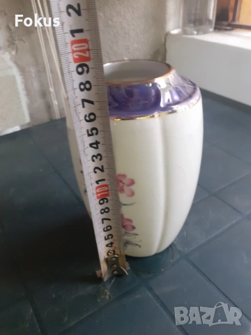 Стара ваза македонски порцелан, снимка 7 - Антикварни и старинни предмети - 53314061