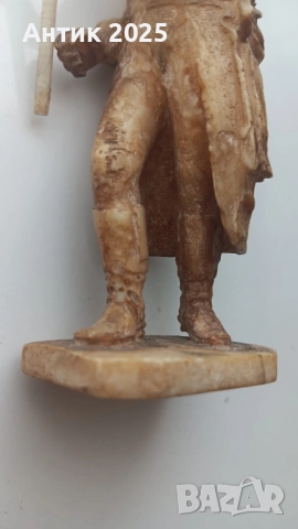 Френски революционер с флаг — резбована фигурка от кост, Франция, края на XVIII век, снимка 12 - Антикварни и старинни предмети - 52841852