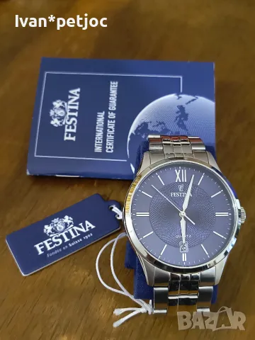 Чисто нов часовник Festina F20425 с гаранция, снимка 1 - Мъжки - 48838142