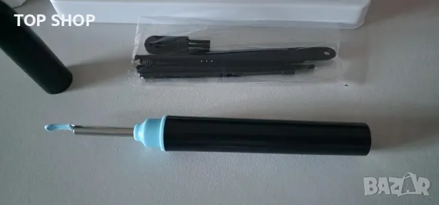 Нова 5MP 360° Камера за Почистване на Уши, IP67, Ултратънка - Черна, снимка 5 - Bluetooth тонколони - 50016036