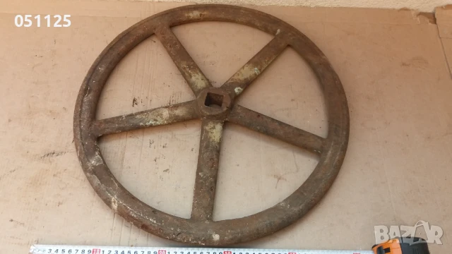 старо огромно колело, чигун , снимка 12 - Антикварни и старинни предмети - 50588697