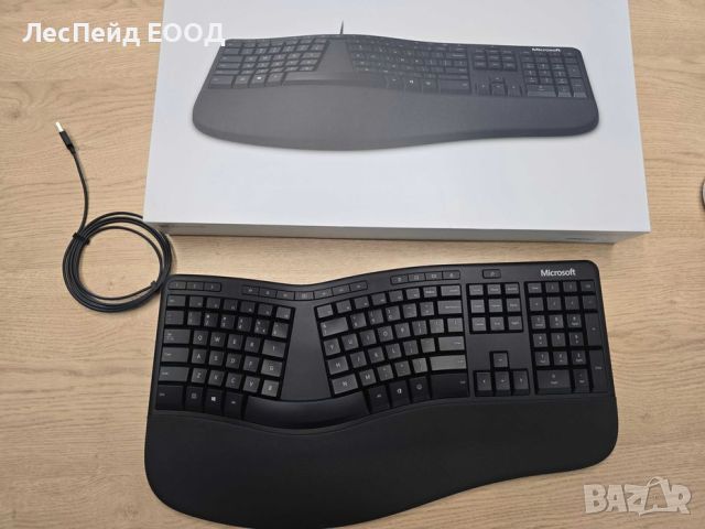 Microsoft LXM-00013 клавиатура USB QWERTY, снимка 1 - Клавиатури и мишки - 46753462