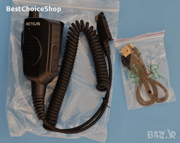 Retevis HM005 водоустойчиво двупосочно радио с микрофон и говорител, снимка 2 - Друга електроника - 54175552