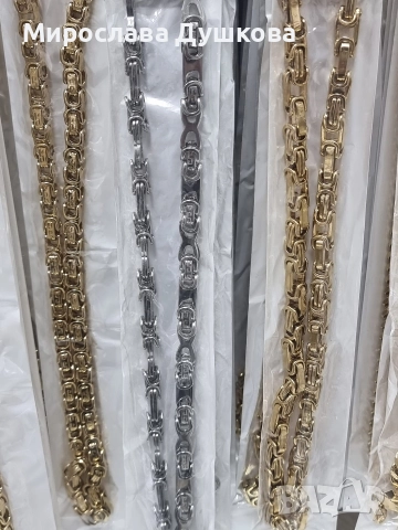 медицинска стомана 60 см ланци, снимка 7 - Колиета, медальони, синджири - 52860176