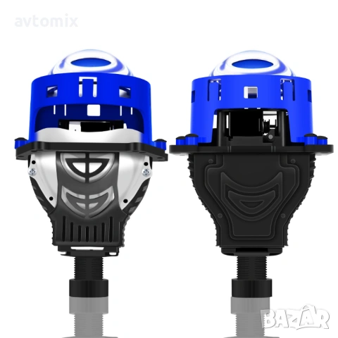 Bi-LED лупи за вграждане 3.0 инча 65W, 6+3 чипа 24V,  за дълги и къси светлини,  6000К, снимка 4 - Аксесоари и консумативи - 53505233