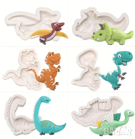 Молдове динозаври комплект 8 броя НАМАЛЕН, снимка 10 - Форми - 47359895
