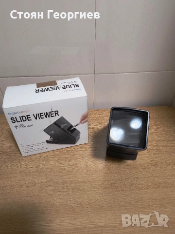 DIGITNOW 35 мм устройство за преглед на диапозитиви и филми, 3x увеличение, работа с батерии, LED