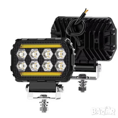 LED халоген с мигач 28W, снимка 2 - Аксесоари и консумативи - 52063197