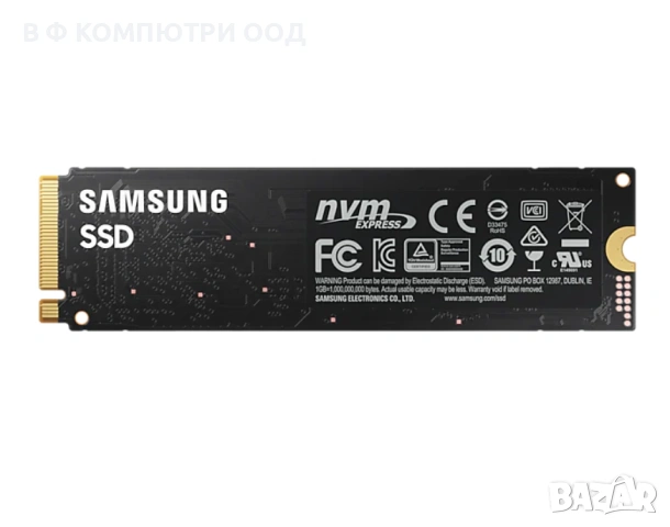 SSD SAMSUNG 980 M.2 Type 2280 500GB PCIe Gen3x4 NVMe, V8V500BW, снимка 2 - Твърди дискове - 53935427