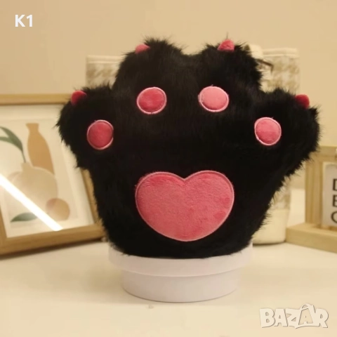 Плюшена играчка котешка лапа 30см, Cat Paw Taba , снимка 3 - Плюшени играчки - 52594085