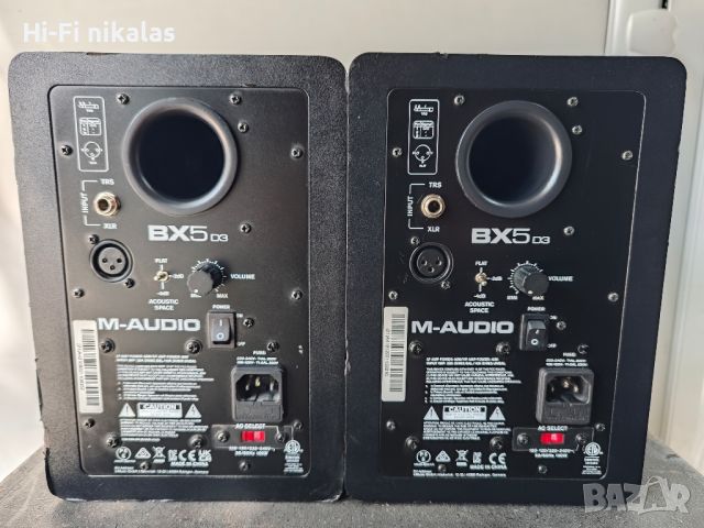 студийни мониторни стерео тонколони M-Audio BX5 D3, снимка 4 - Тонколони - 46549507