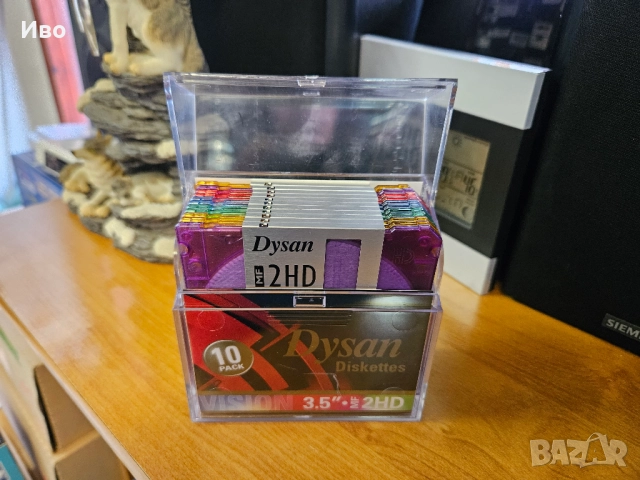 11бр дискети Dysan 3.5-inch floppy disks. Всички за 10лв + кутията., снимка 2 - Друга електроника - 52624143
