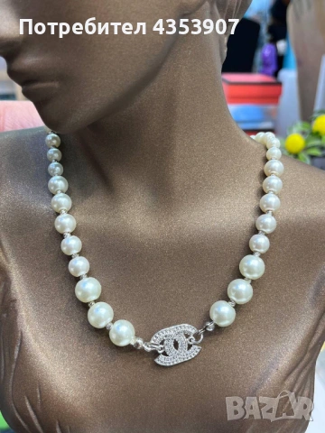 LOUIS VUITTON колие с перли, снимка 10 - Колиета, медальони, синджири - 53368307