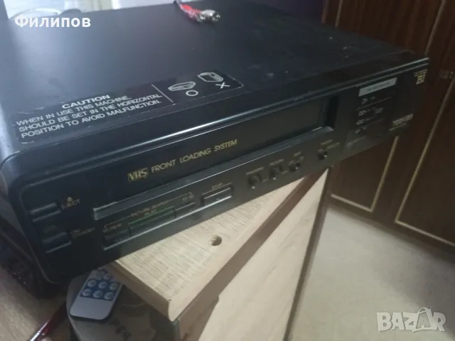 toshiba VHS видео касетофон, снимка 4 - Плейъри, домашно кино, прожектори - 47397454