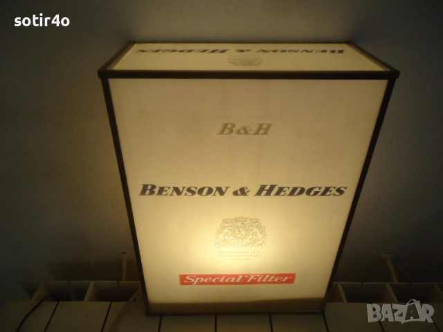 светеща реклама Benson Hedges, снимка 4 - Други ценни предмети - 51457513