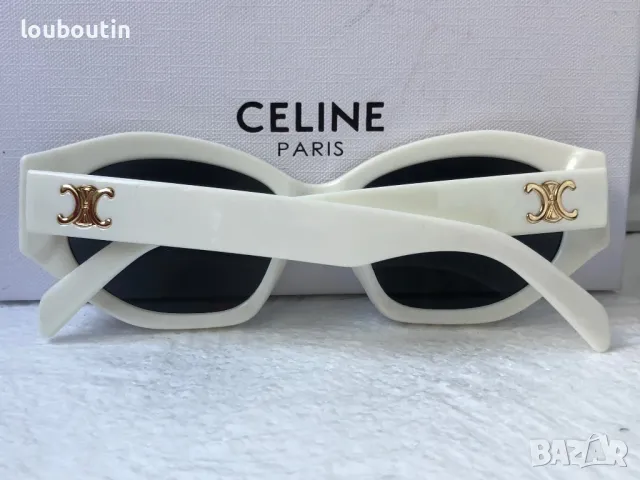 Celine 2024 дамски слънчеви очила 2 цвята бели черни, снимка 13 - Слънчеви и диоптрични очила - 47032062