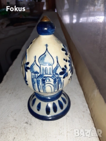 Стар руски порцелан Гжел, снимка 2 - Антикварни и старинни предмети - 53456717