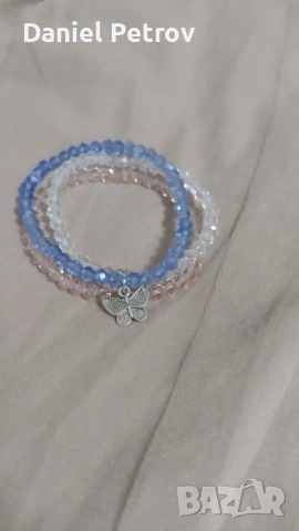 Ръчно изработени гривни и обеци , снимка 2 - Други - 53304750