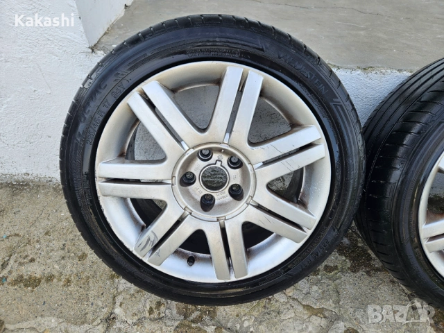 17 5x112 с летни гуми 225 45 17 VW Audi Vredestein, снимка 2 - Гуми и джанти - 53910780