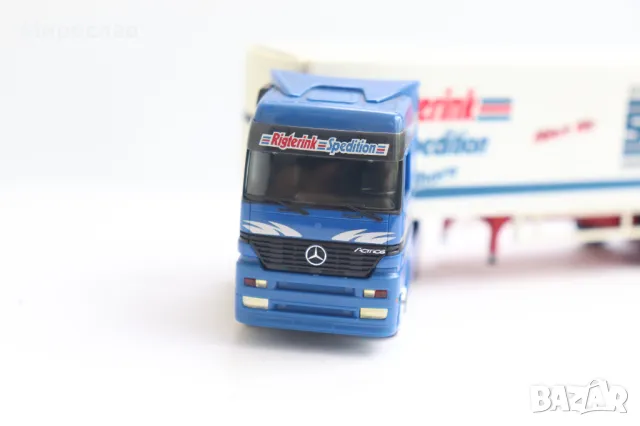 HERPA 1:87 H0 MERCEDES ACTROS КАМИОН TIR МОДЕЛ KОЛИЧКА, снимка 3 - Колекции - 50044689