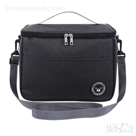 Термо чанта за храна, 29x20x21 см, Черна