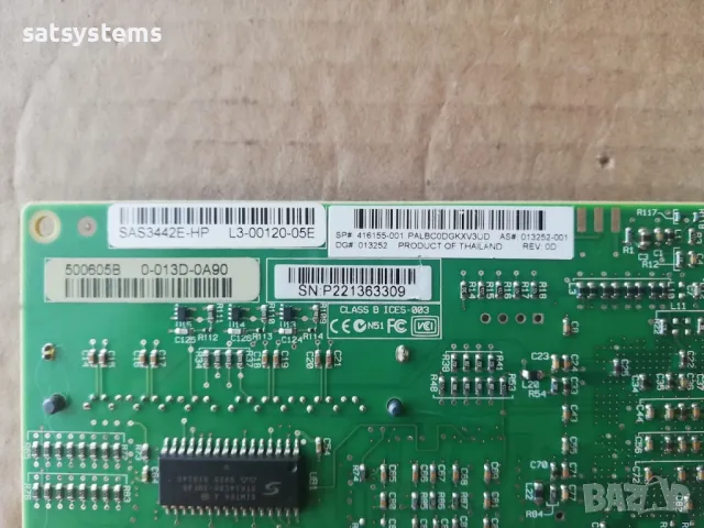 LSI Logic SAS3442E-HP 3.0Gb/s PCI-Express x8 SAS RAID Controller Card , снимка 10 - Други - 48095818