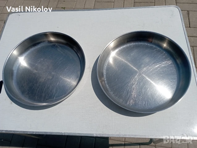 Тава хром Силистра 30см от соца , снимка 1