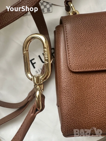 Дамска чанта Furla 1927 в кафяв цвят, снимка 6 - Чанти - 54061430